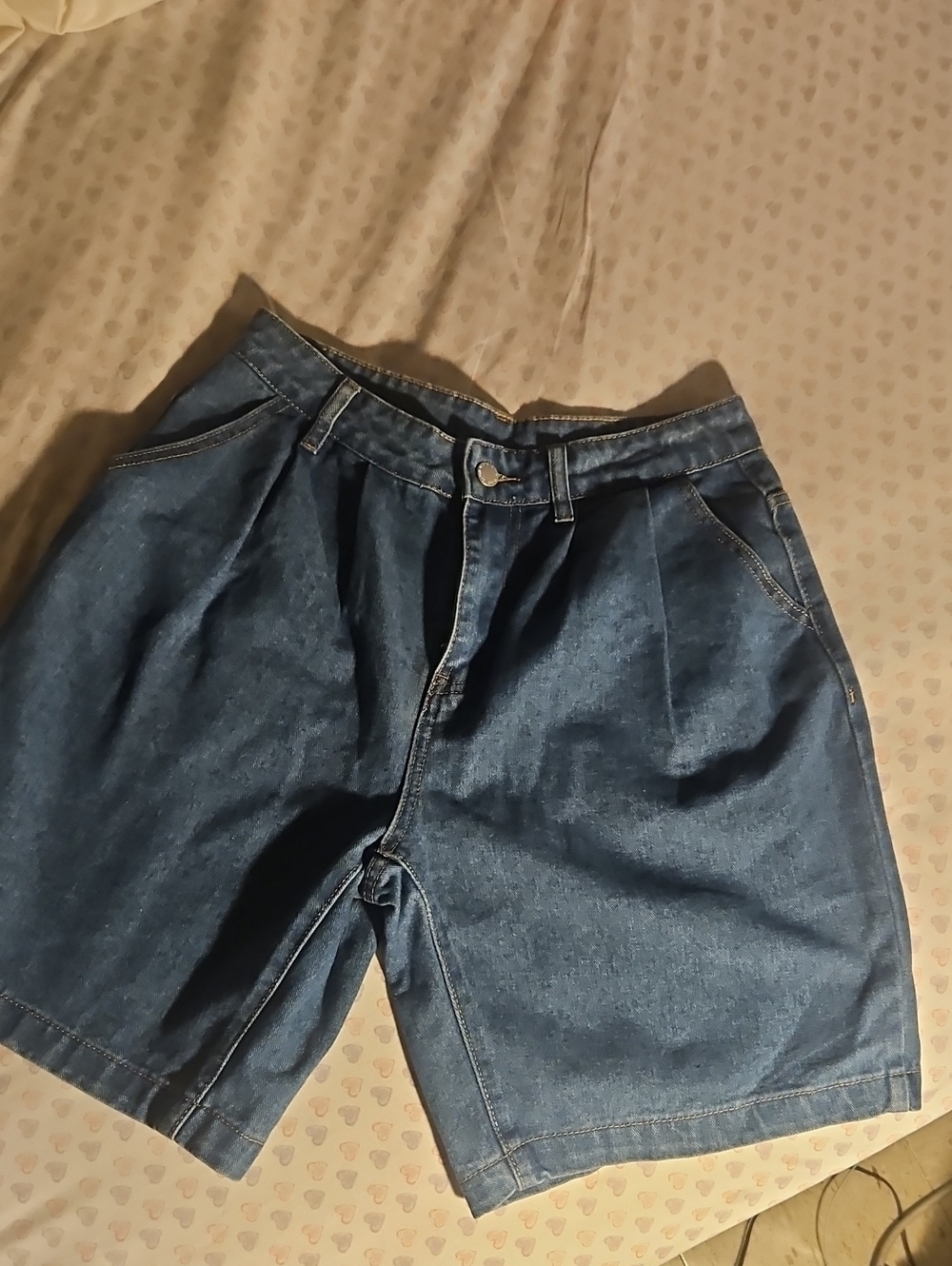 Men's Classic Blue Denim Jean Shorts